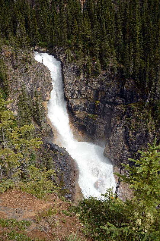 07 Falls Of The Pool From Berg Lake Trail At Mount Robson